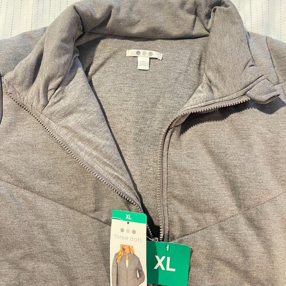 3 DOTS - SUPER SOFT FLEECE JACKET - Picture 9 of 12